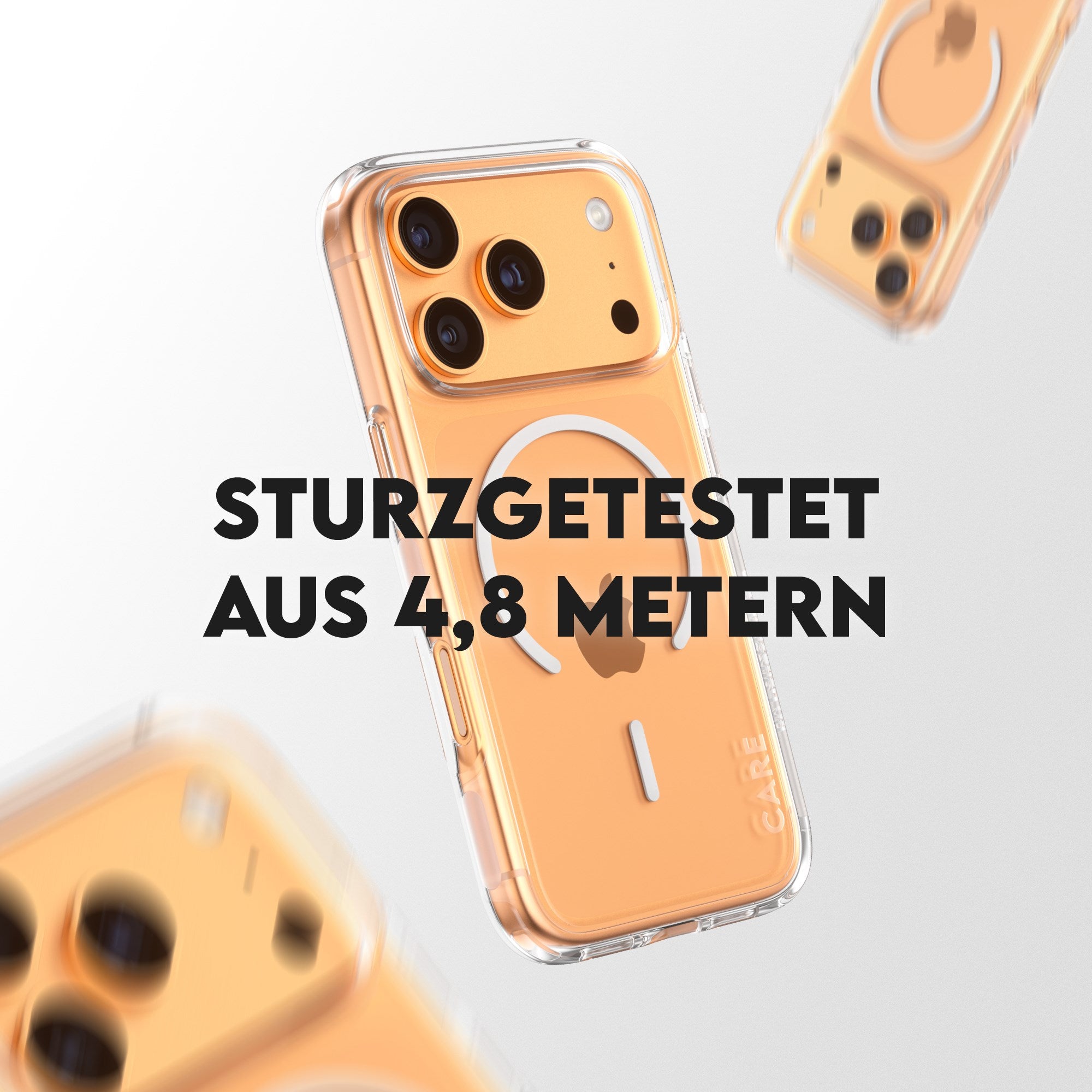 CARE™ by PanzerGlass® Urban Explorer Case Transparent m. Weiß MagSafe iPhone 17 Pro